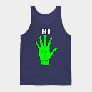 Zombie Hand Polite Hi Halloween Tank Top